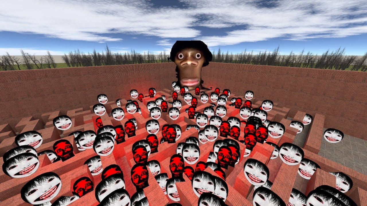 BIG AUUGHH YOSHIE AND NIGHTMARE MOD AND SCARY NEXTBOT IN GMOD #ObungaFamily50k #nextbots