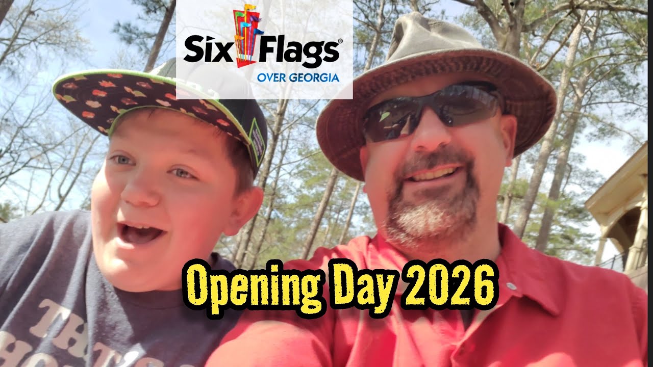 Six Flags Over Georgia Opening Day 2026.