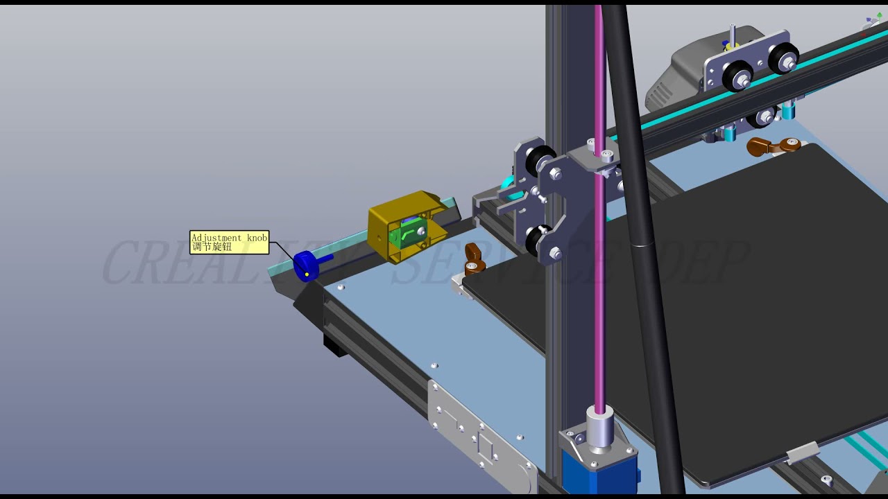 Service tutorial CR 10 smart replace the X axis adjustment kit