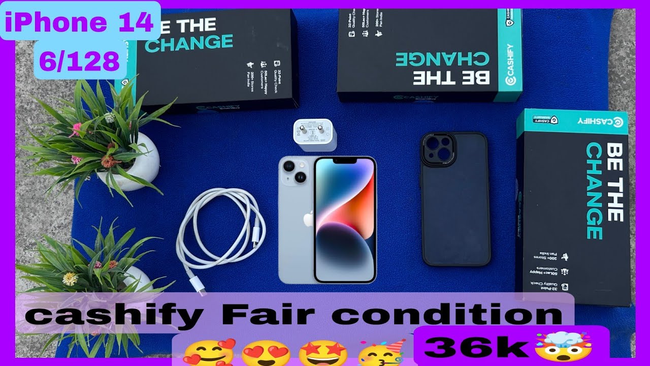 iPhone 14 Cashify I bought iPhone 14 Fair condition from Cashify #iphone #cashifyiphone #unboxing  🥰