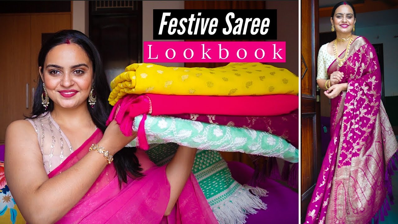 Pratical Festive Sarees LOOKBOOK 2023 | Styling Inspirations