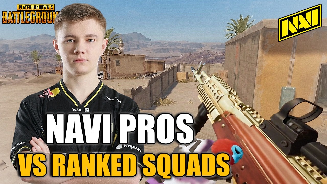 NAVI Boost1k, Feyerist & Spyrro vs High-Level Ranked Squads | PUBG