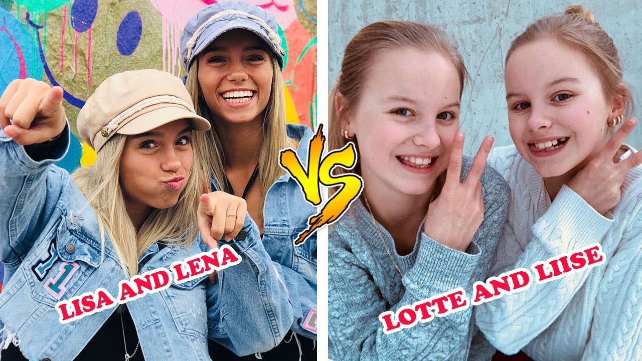 Lisa and Lena Vs Lotte and liise ( Twin Sisters Battle ) Musically Compilation 2018