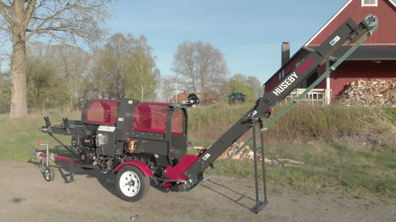 Vedmaskin Huseby VP12 - Kraftfull och prisvärd vedprocessor