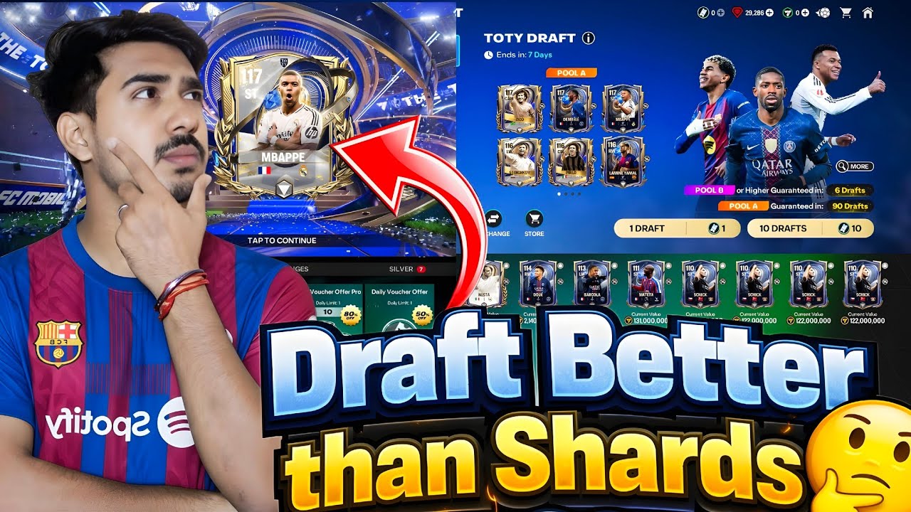 TOTY Event Full Guide 🔥 Draft System, Packs, Tokens Explained | FC Mobile