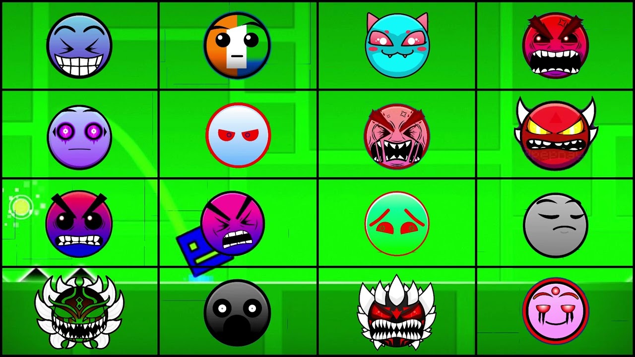 Огонь в дыре (нормальный и обратный) | Geometry Dash