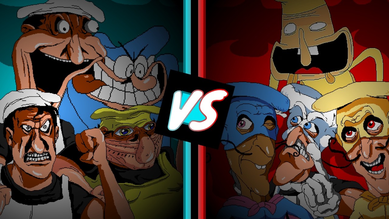 M.U.G.E.N: 4 Peppinos Vs. 4 Noises