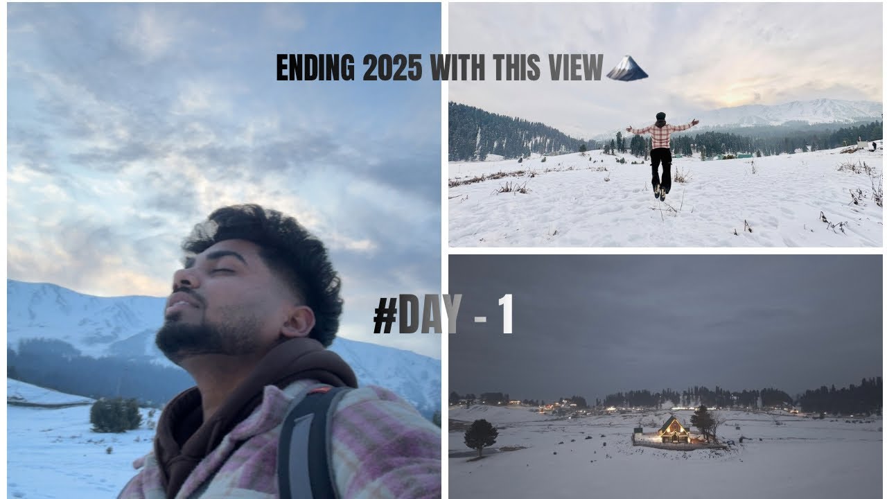 DAY 1 ENDING 2025 WITH THIS VIEW 🗻🥶 | CARZY ENJOY NATURE AND MONSOON WITH ZVLOGS 
