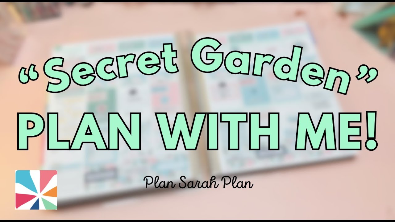 Plan With Me! | March 3-9 | “Secret Garden” | Erin Condren LifePlanner | Writech Bible Mate