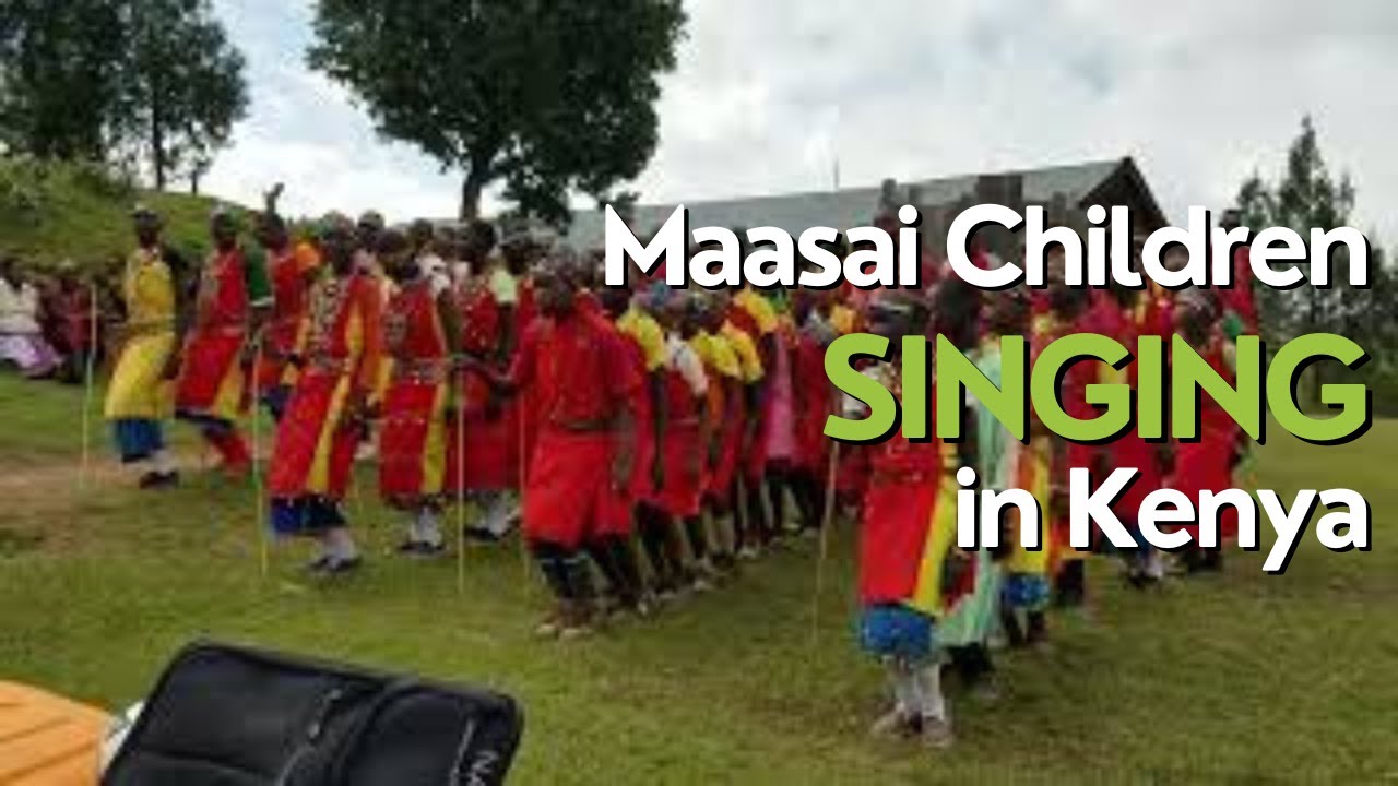 Beautiful Maasai Children Singing in Kenya