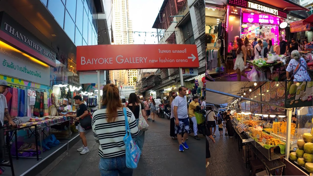 [ASMR] 4K Walking Through the Crowded Streets of Pratunam, Bangkok | Part Two