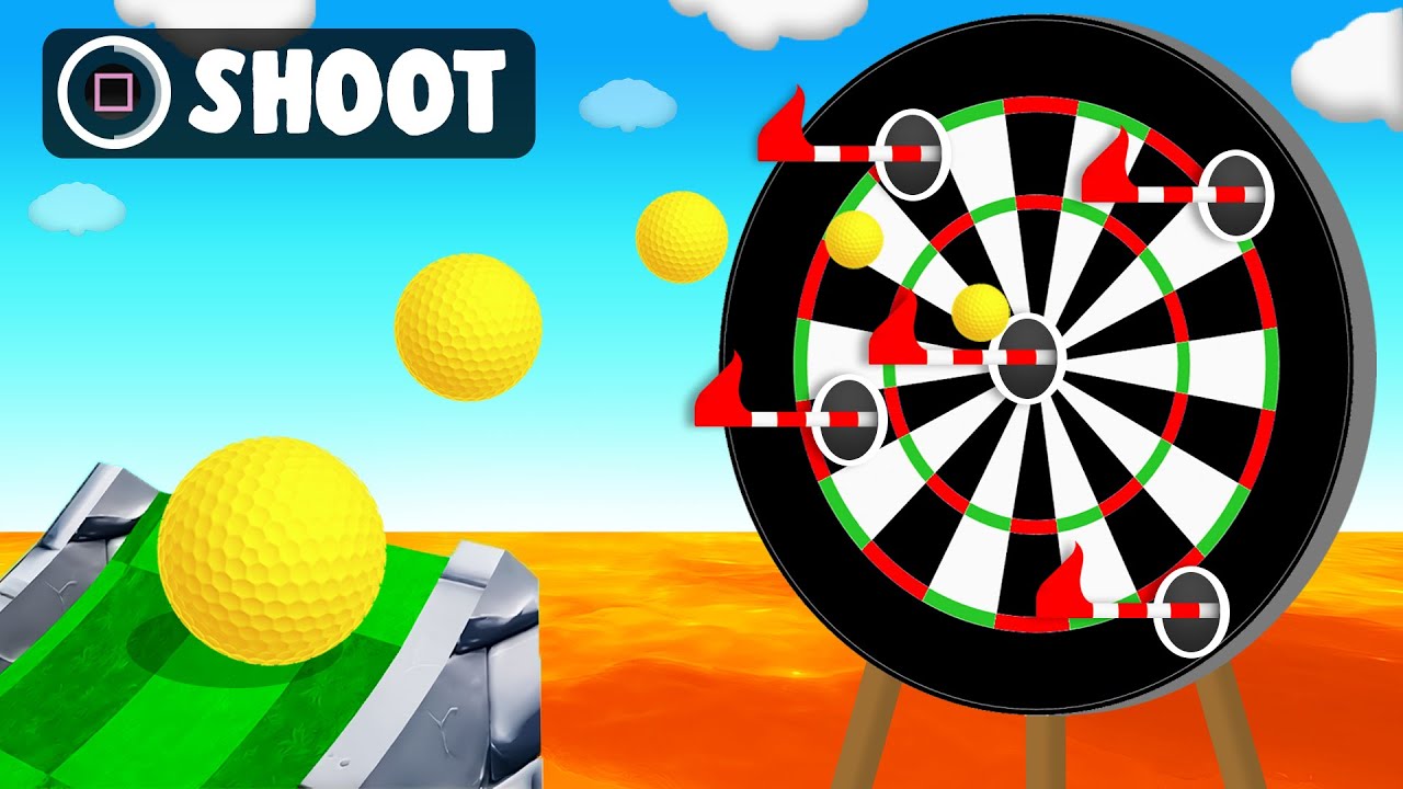 99% IMPOSSIBLE Dart Trickshot In Golf It!