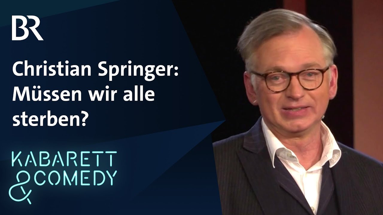 Christian Springer über Feinstaub | schlachthof | BR Kabarett & Comedy