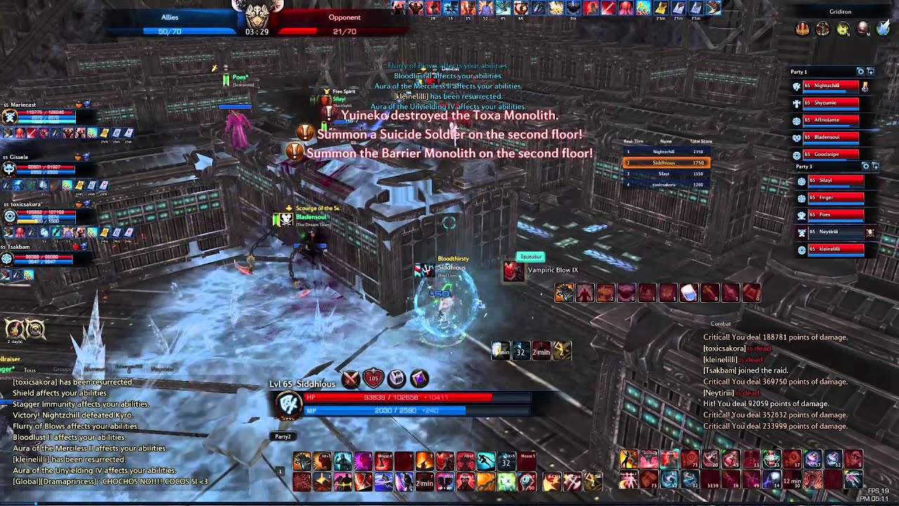 Tera - Berserker PvP Gridiron Killing Spree