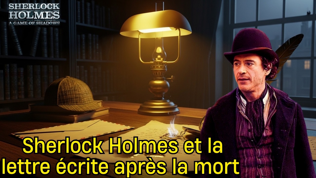 lettre écrite après la mort Mystère d'Sherlock Holmes