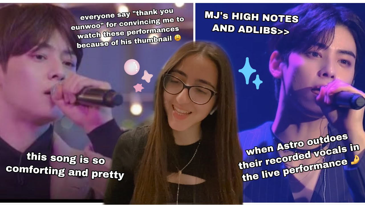 Astro Reaction - Because It's You (너라서) (Lyrics, Live Performances) // MJ’s adlibs and high notes 🤌