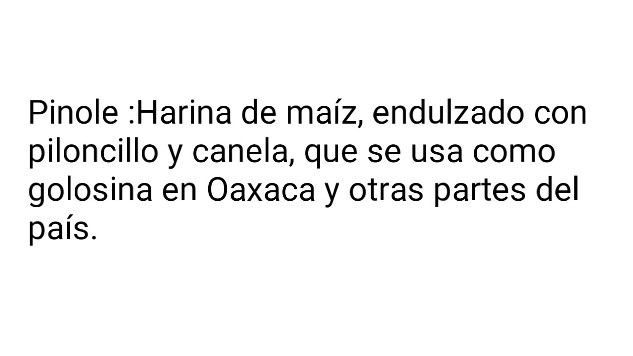 Pinole