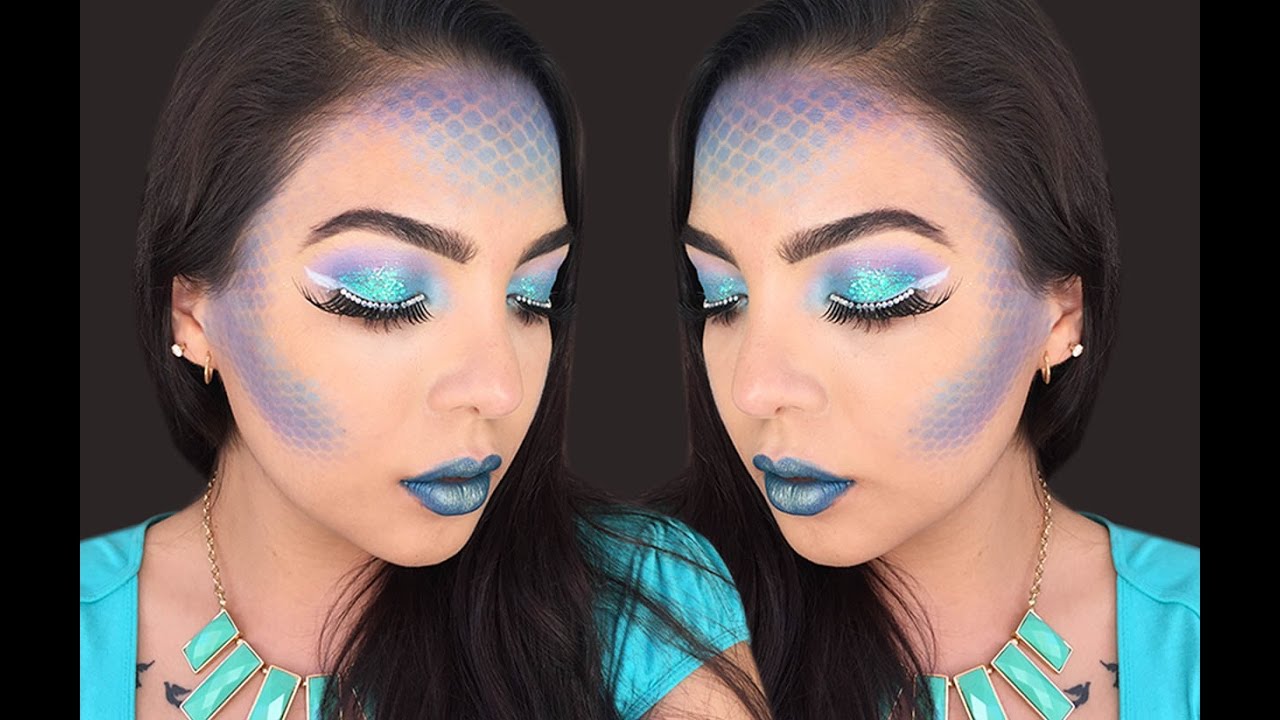 MAQUILLAJE DE SIRENA FÁCIL⎢Mermaid Makeup Tutorial ⎢ Maquillaje fantasía | DAY ARVIZU♡