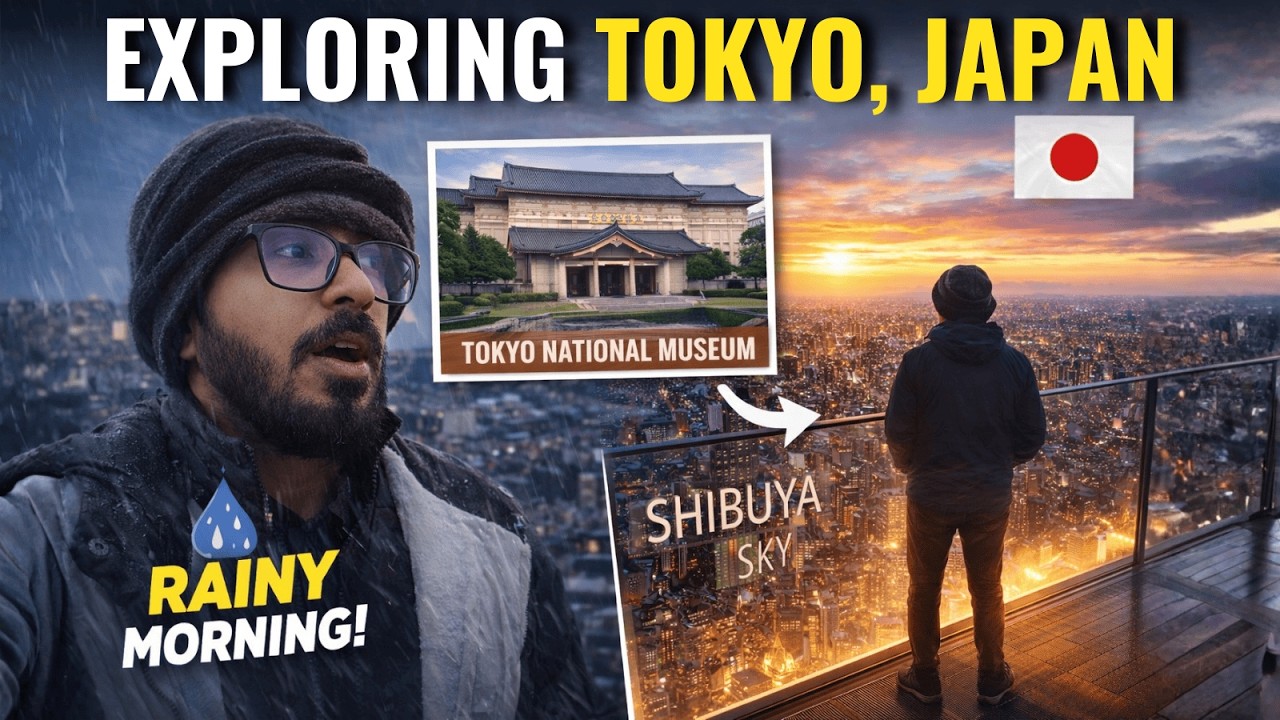 Exploring winter Tokyo, JAPAN 🇯🇵 | Shibuya Sky and Tokyo National Museum