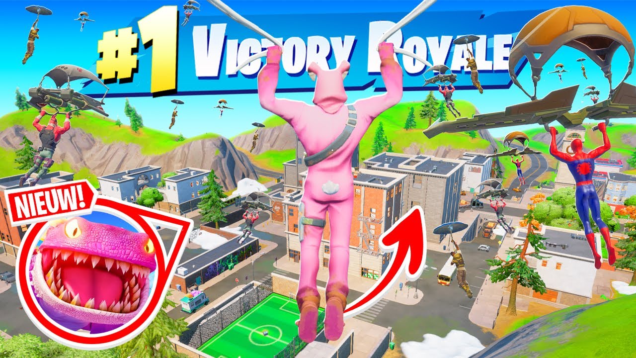 Alleen TILTED TOWERS LOOT CHALLENGE In Fortnite CHAPTER 3!