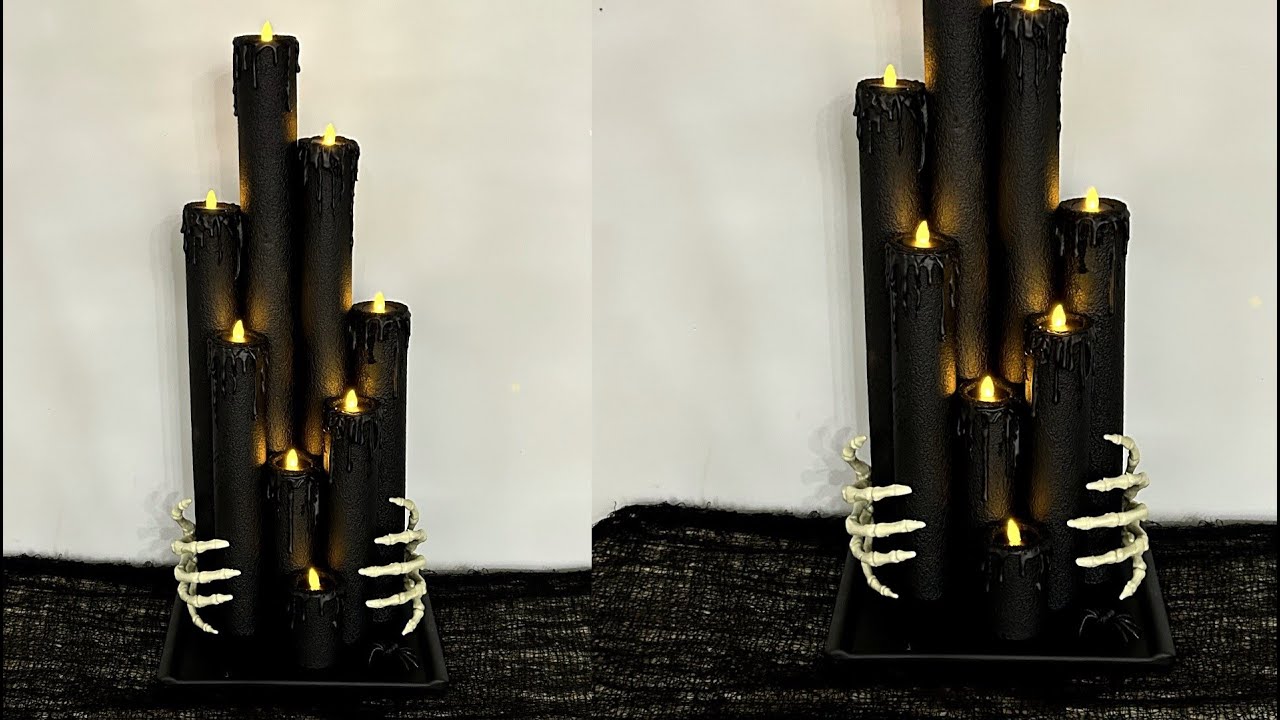 HALLOWEEN decor with POOL NOODLES 🎃
