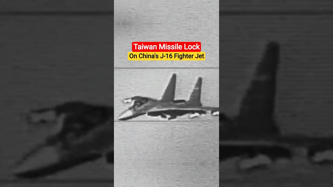 Taiwan missile lock on China Fighter Jet 