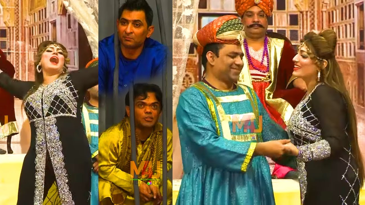 Vicky Kodu with Asha Choudhry and Amjad Rana, Qaiser Piya | Stage Drama Shahensha | Comedy Clip 2020