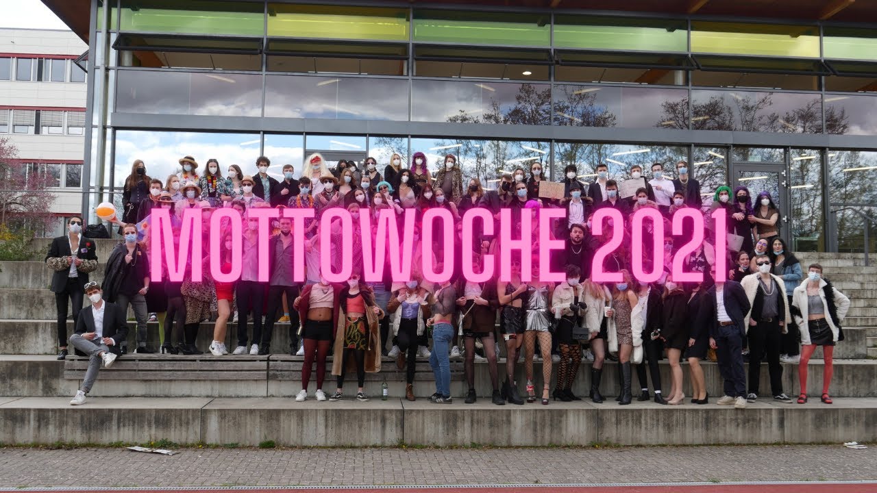 Unsere Abi Mottowoche 2021// 1. Schultag, 80er, Pyjama, Rotlicht, Kindheitshelden+ Alman
