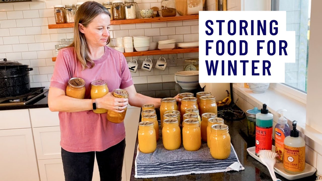 Storing Food for Winter + Pantry Tour