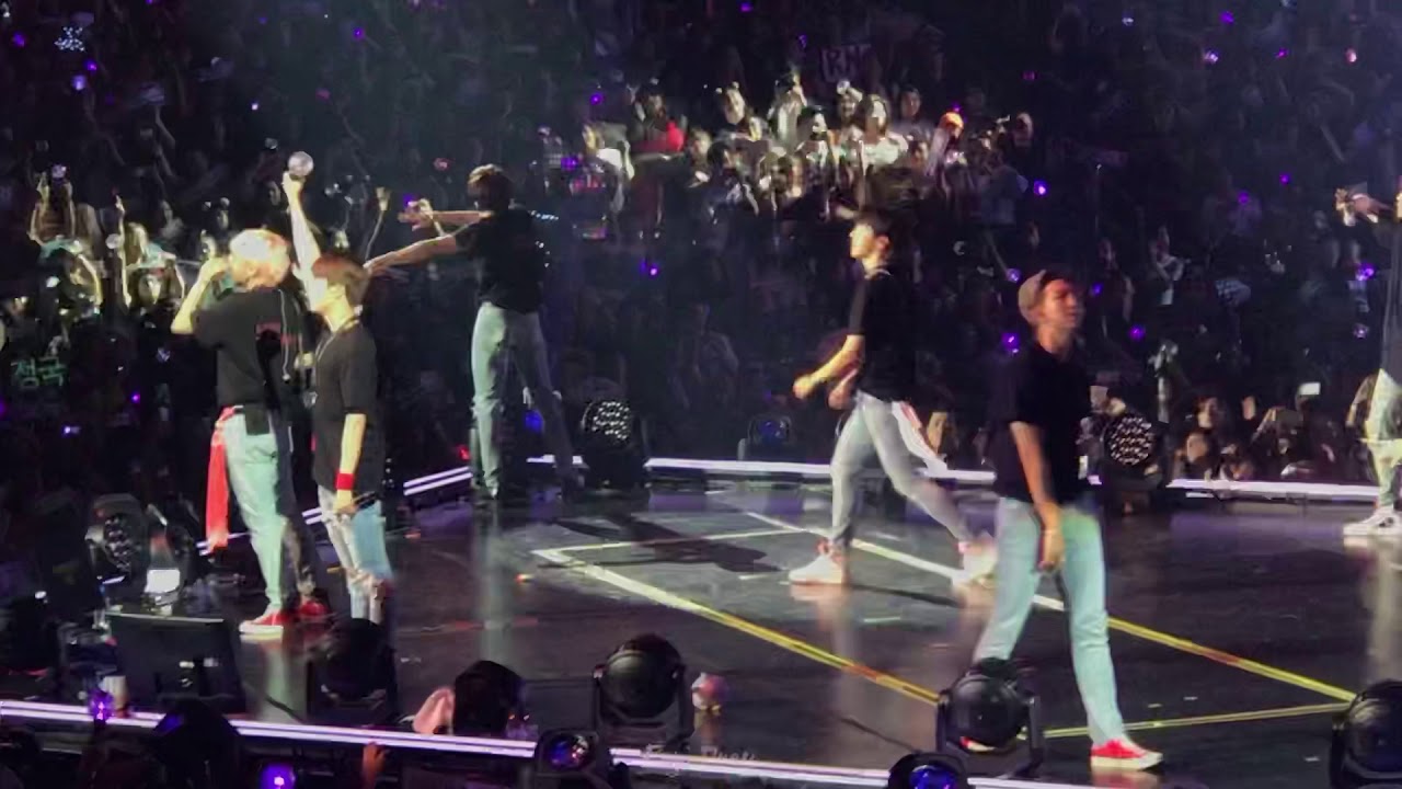090918 (Fancam) Answer: Love Myself - BTS Love Yourself Concert in LA Staples Center Day 4