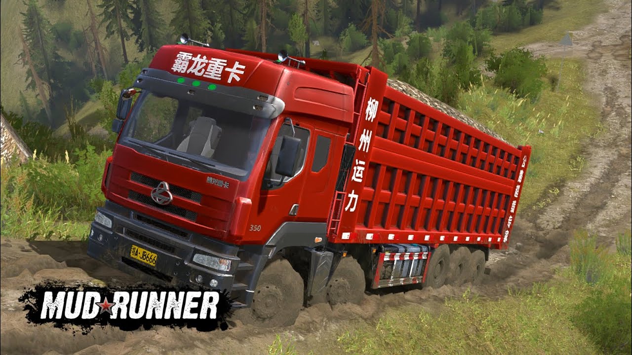 8×8 TRUCK STUCK IN MUD🚛😱 Mudrunner Gameplay