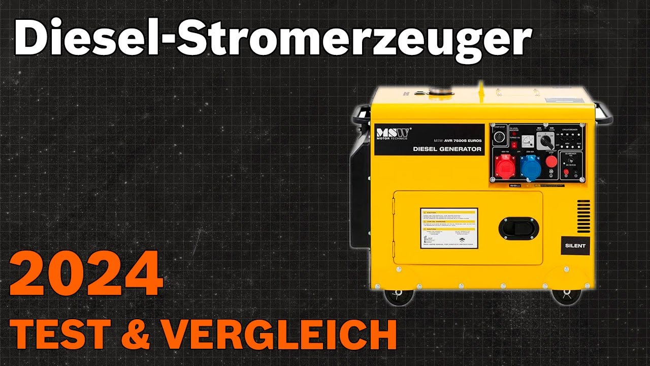 TOP–7. Die besten Diesel-Stromerzeuger. Test & Vergleich 2024 | Deutsch