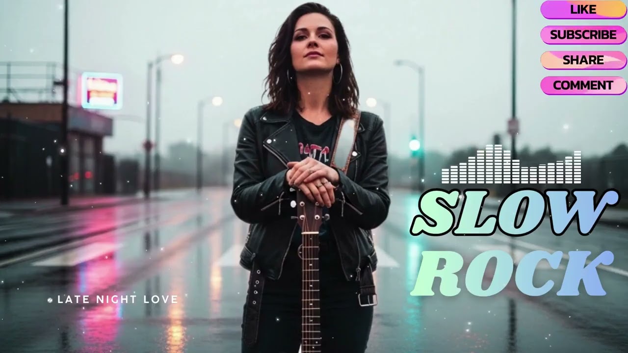 Late Night Slow Rock Songs 🌙 | 80s 90s Romantic Rock Ballads for Quiet Nights
