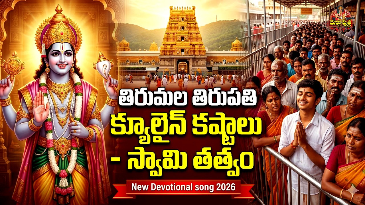 🛑 LIVE : Tirumala Sarva Darshanam Song 2026 | తిరుమల దర్శనం క్యూలైన్ కష్టాలు  స్వామి వారి అసలు తత్వం