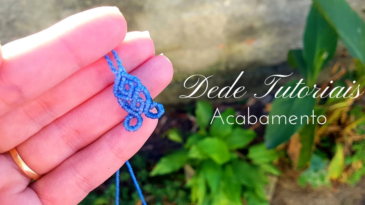Dede Tutoriais | Como fazer acabamento no final do colar #91