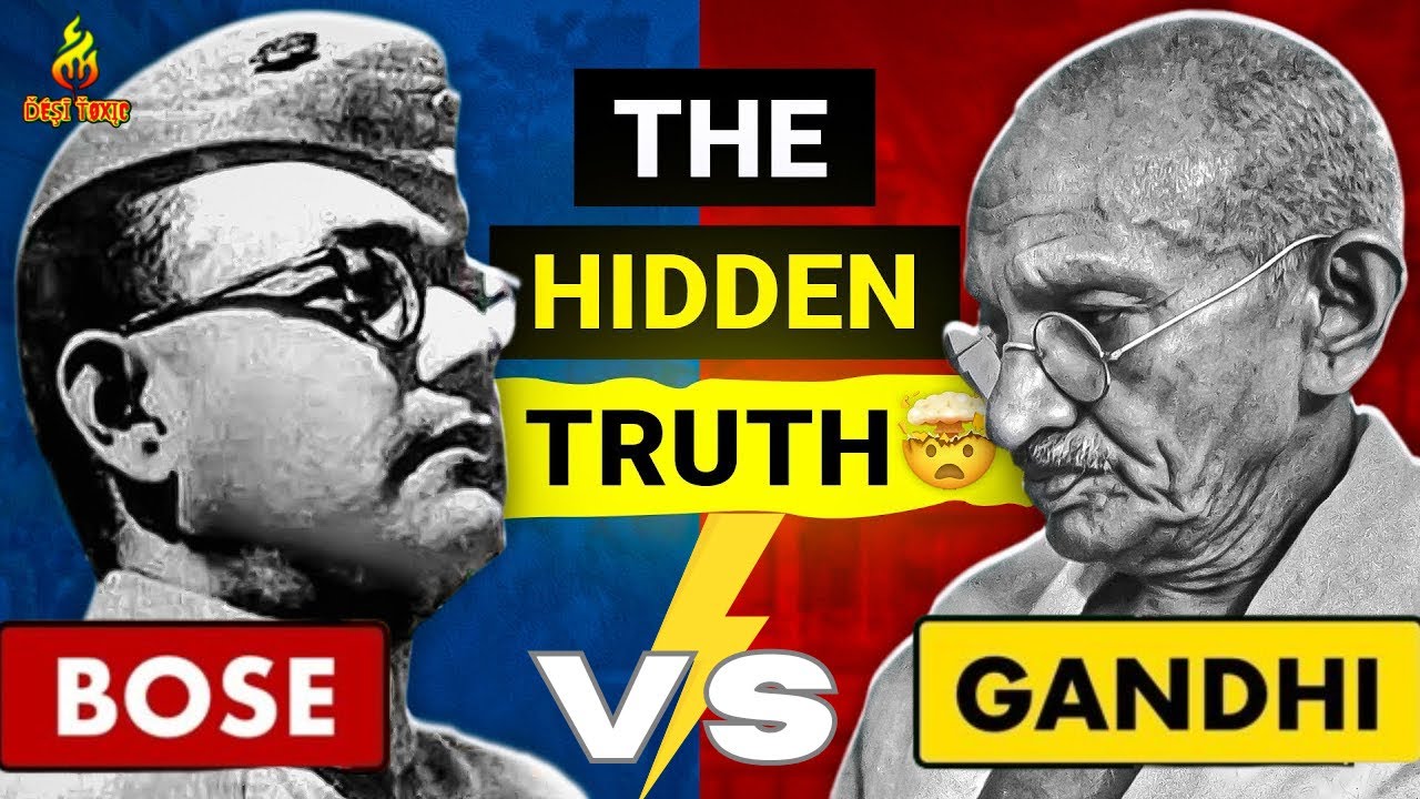 Netaji Bose vs Gandhi | The Left & Right Wing of Congress Party I Gandhi Jayanti Special, DESI TOXIC