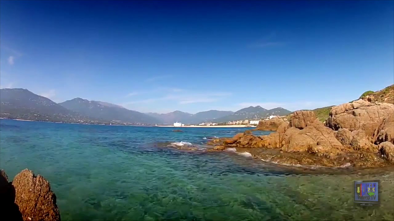 Timelapse a la plage de Capu Laurosu à Propriano dans le  Golf du Valinco en Corse du Sud