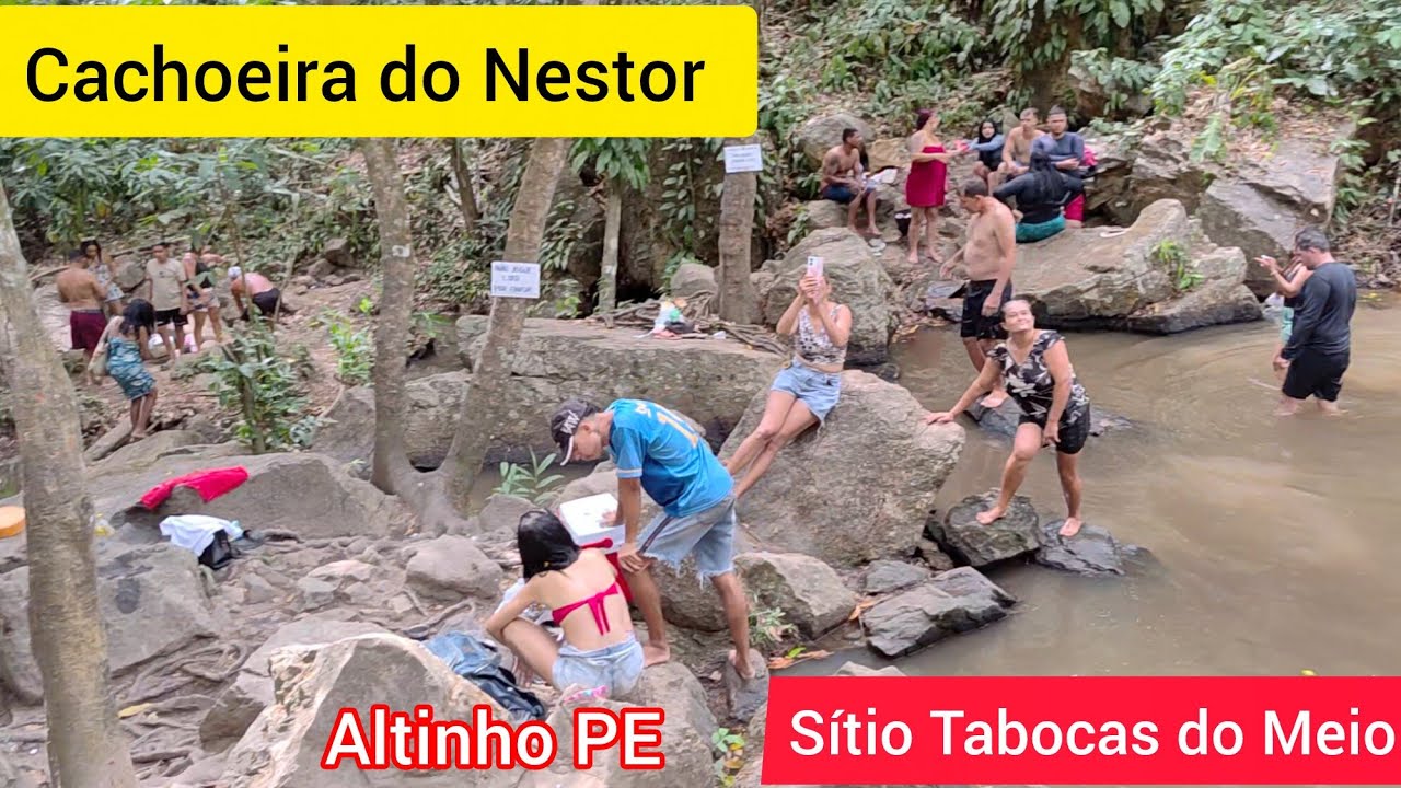 Cachoeira do Nestor, um dos pontos turísticos mais visitados de Altinho