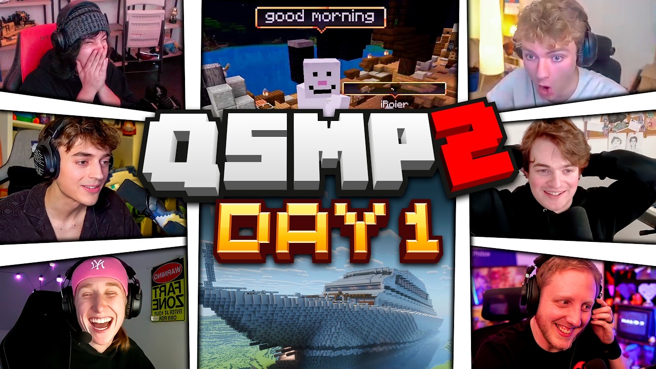 QSMP 2: DAY 1 #1 | FUNNY MOMENTS COMPILATION | KARMA EXTRA