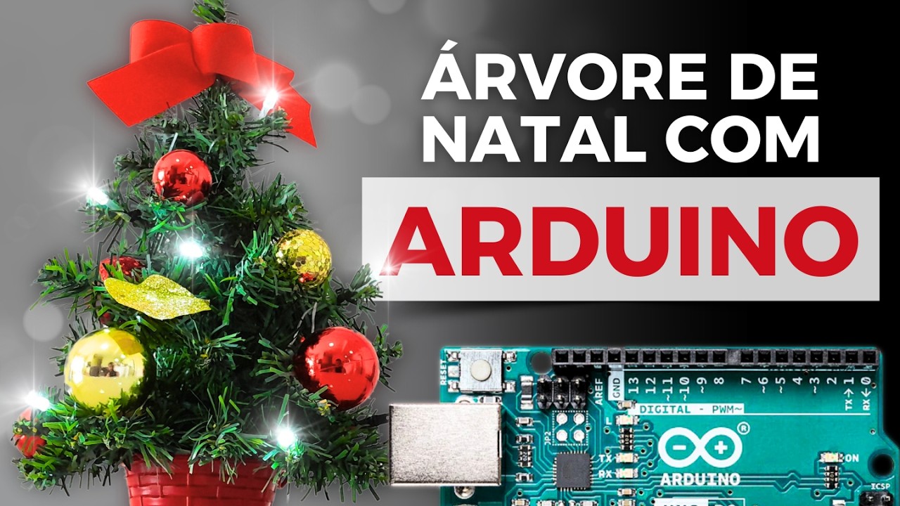 Árvore de Natal com ARDUINO: LUZES e MÚSICA (100% Fácil e Rápido!)