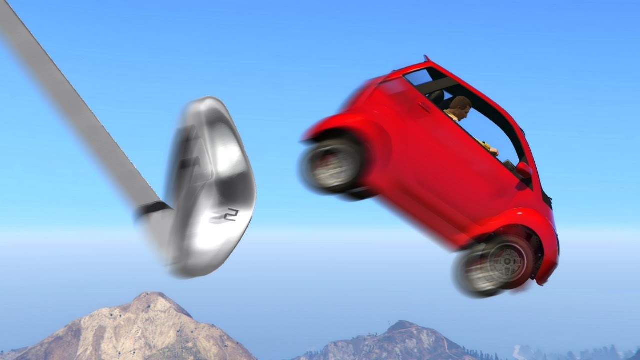 CRAZY SKY HIGH PANTO GOLF! (GTA 5 Funny Moments)