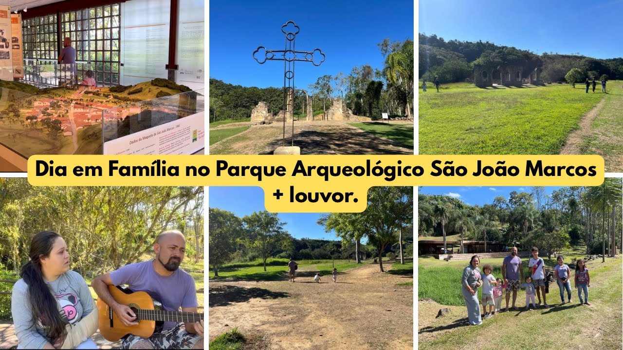 Dia especial em família no parque arqueológico de São João Marcos , RJ, Louvor e Adoração , 