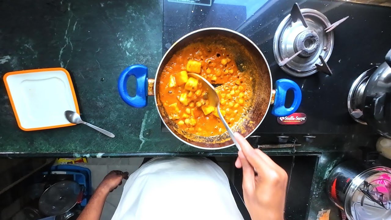 ASMR | How to make paneer chole | POV Cooking | Bina Piyaz Lesun | No Onion No Garlic | 🇮🇳