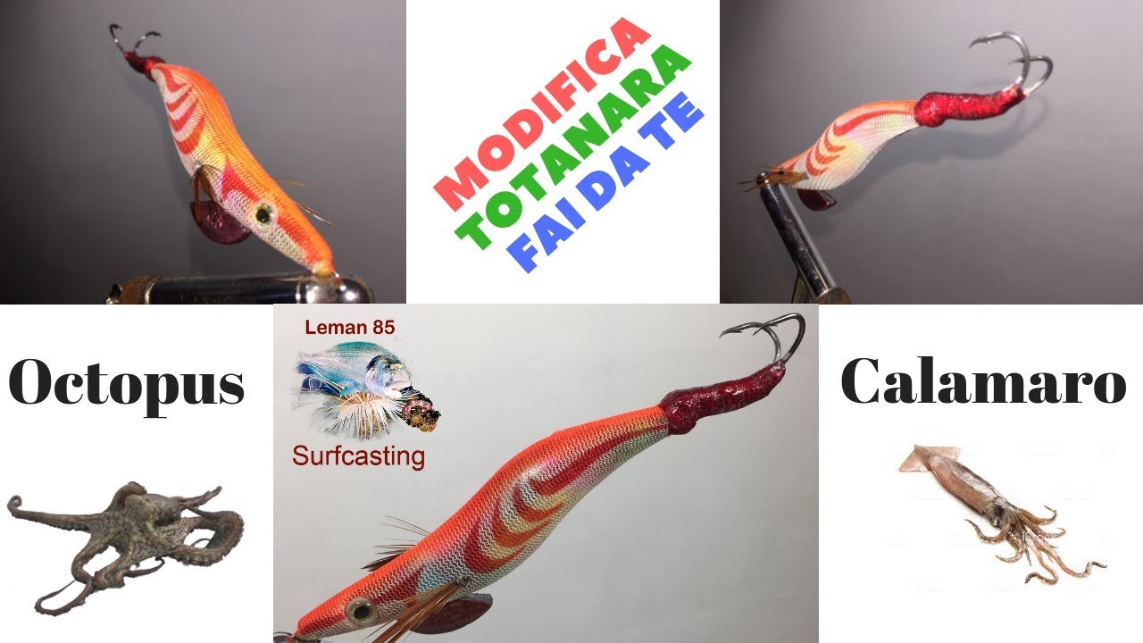 MODIFICA FAI DA TE,Totanara Per POLPO (OCTOPUS)...(CALAMARO)