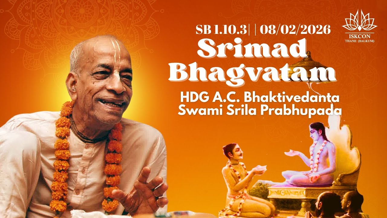 SB 1.10.3 | HDG A.C. Bhaktivedanta Swami Srila Prabhupada | ISKCON Thane Balkum