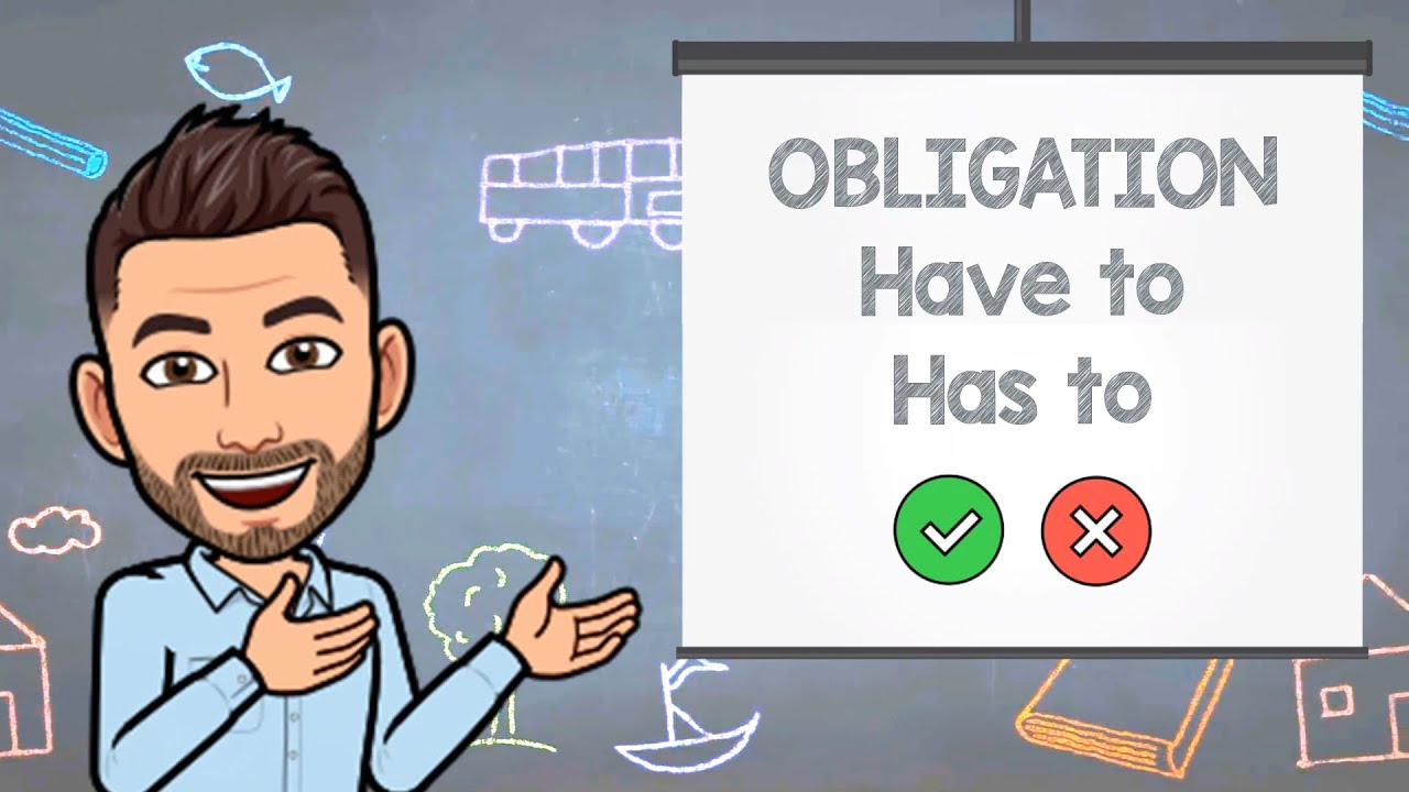 Have to - Has to - Affirmative and negative - Express Obligation in English