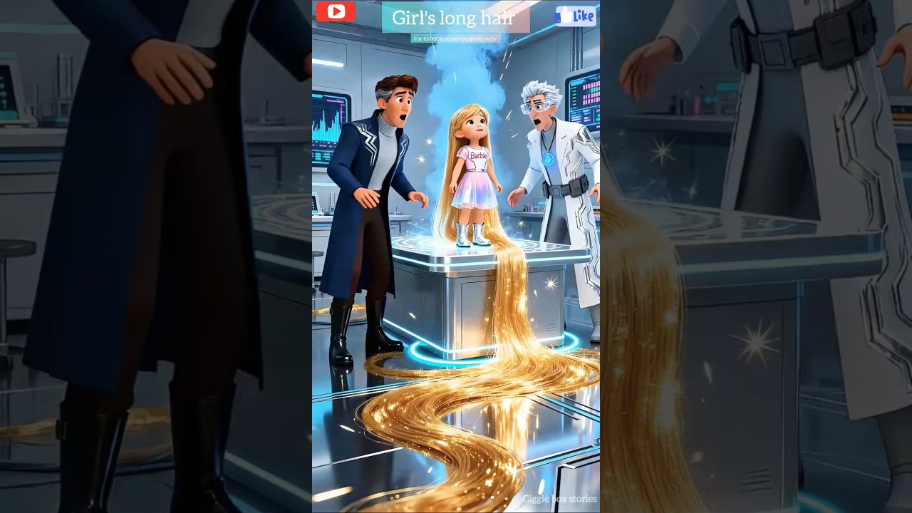 Girl's long hair | Magical hair story 