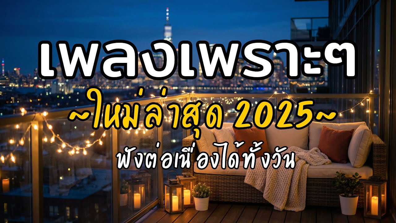 🎧 เพลงเพราะๆ ฟังสบาย Vol.24 | รวมเพลงใหม่ 2025 เพลงรัก เพลงชิล ฟังยาวต่อเนื่อง