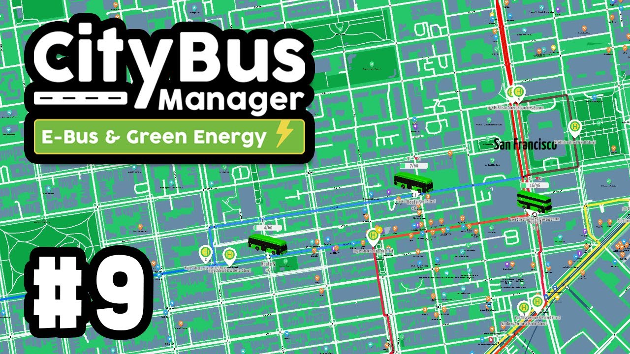 Creating a 100K BUS ROUTE in City Bus Manager Electric #9