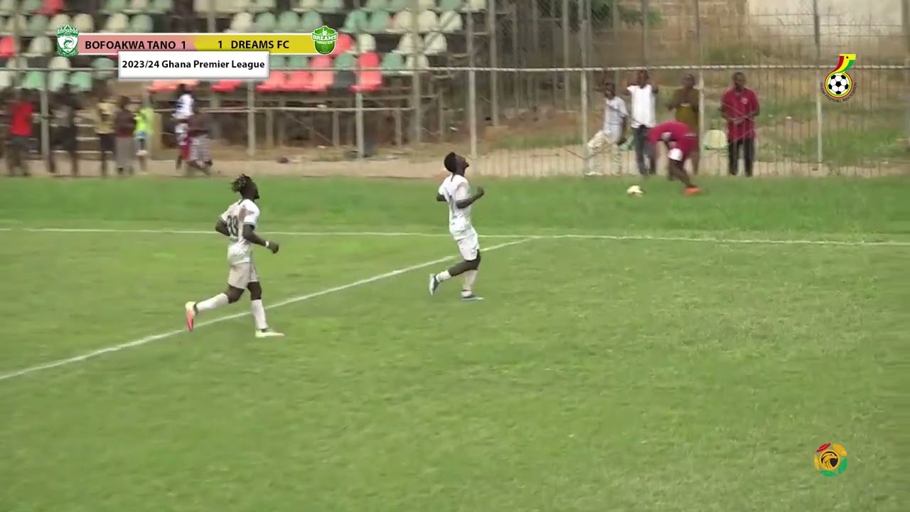 BOFOAKWA TANO 1 - 1 DREAMS FC - 2023/24 GHANA PREMIER LEAGUE